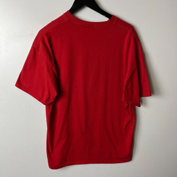 Hanes Heavyweight MacIntyre Park T-Shirt Vintage Red Graphic Unisex Fit - Picture 3 of 14